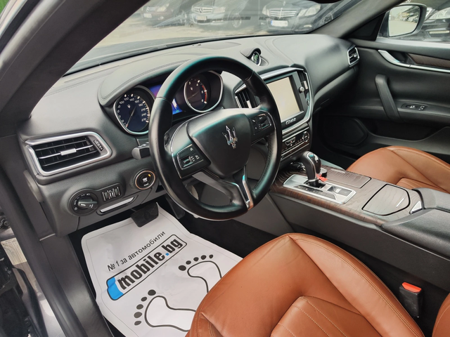 Maserati Ghibli LEDD* PODGREV* CAMERA* LIZING - автомобили, коли, обяви за нови и употребявани 8