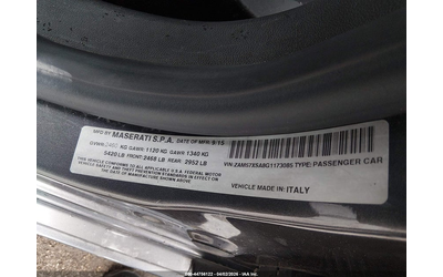 Maserati Ghibli 3.0L V-6 DI, DOHC, VVT, TURBO, 345HP Rear Wheel Drive - автомобили, коли, обяви за нови и употребявани 8