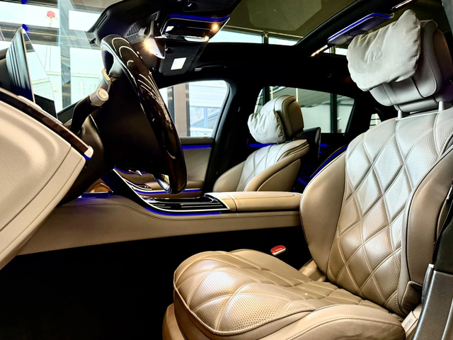 Maybach S580 4Matic* Масаж* 360* Burmester* Лизинг - автомобили, коли, обяви за нови и употребявани 6