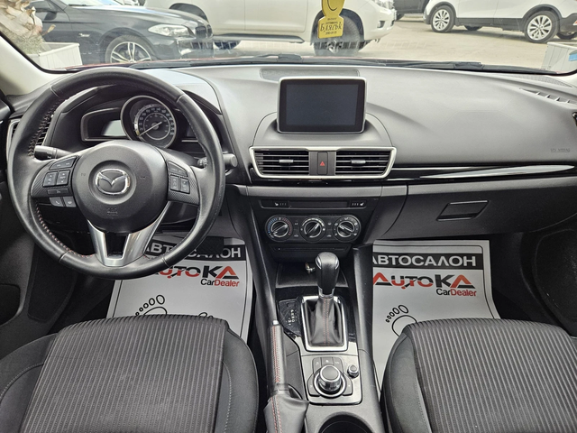 Mazda 3 2.0i-158кс= АВТОМАТ= 153.000км= КАМЕРА= АВТОПИЛОТ - автомобили, коли, обяви за нови и употребявани 11