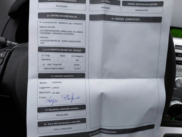 Mazda 5 1, 8i  ORIG.KM - автомобили, коли, обяви за нови и употребявани 16