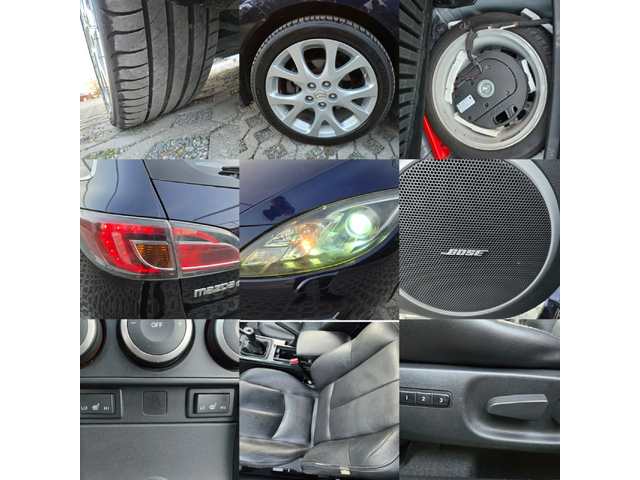 Mazda 6 2.0CD-140кс= 6ск= BOSE= КСЕНОН= ПОДГРЕВ= КОЖА - автомобили, коли, обяви за нови и употребявани 16