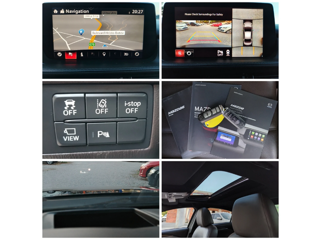 Mazda 6 2.2d-182к.с/НАВИГАЦИЯ/АВТОМАТИК/ПОДГРЕВ/ОБДУХВАНЕ! - автомобили, коли, обяви за нови и употребявани 10