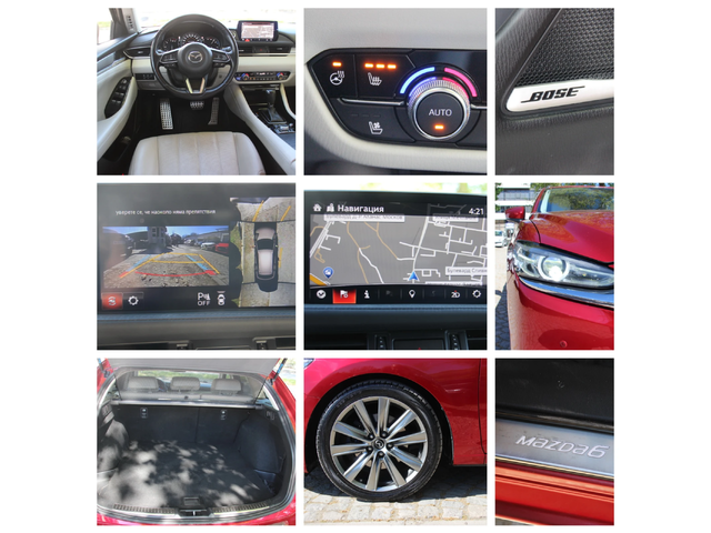 Mazda 6 2.2D  HUD - автомобили, коли, обяви за нови и употребявани 14