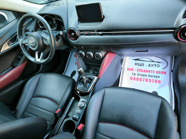 Mazda CX-3 1, 5-105k.4X4, 84700км! XENON, KOЖА, НАВИ, LED. - автомобили, коли, обяви за нови и употребявани 10
