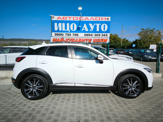 Mazda CX-3 1, 5-105k.4X4, 84700км! XENON, KOЖА, НАВИ, LED. - автомобили, коли, обяви за нови и употребявани 6