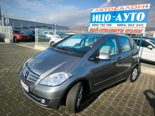Mercedes-Benz A 160 2, 0-82к.с.КОЖА, ПЕРФЕКТЕН, ЕВРО 5В! - автомобили, коли, обяви за нови и употребявани 1