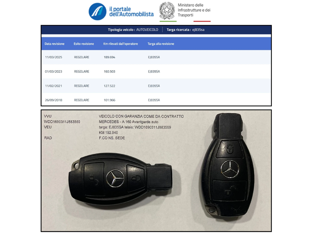 Mercedes-Benz A 160 AVANTGARDE AUTO - автомобили, коли, обяви за нови и употребявани 14