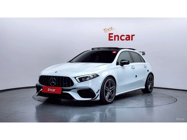 Mercedes-Benz A45 AMG 4MATIC+ * КОЖА* ПОДГРЕВ* ПАНОРАМА* HEAD-UP* КАМЕРА - автомобили, коли, обяви за нови и употребявани 0