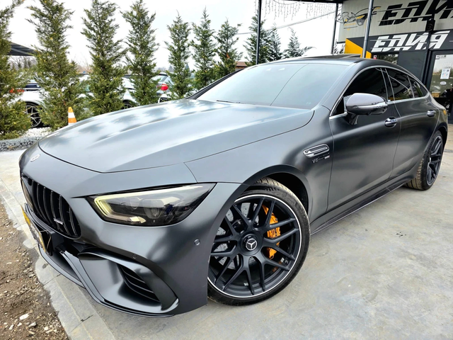 Mercedes-Benz AMG GT 63S 4MATIC STAGE 1 40ХИЛ КМ РЯДКА КОЖА ЛИЗИНГ 100% - автомобили, коли, обяви за нови и употребявани 0