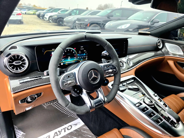 Mercedes-Benz AMG GT 63S 4MATIC STAGE 1 40ХИЛ КМ РЯДКА КОЖА ЛИЗИНГ 100% - автомобили, коли, обяви за нови и употребявани 13