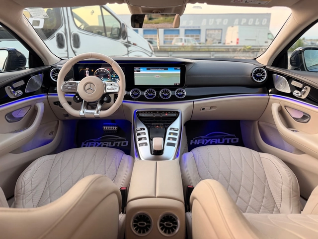 Mercedes-Benz AMG GT 43= V6-Biturbo= 4Matic+ = 63 AMG= HUD= Soft Close= - автомобили, коли, обяви за нови и употребявани 9