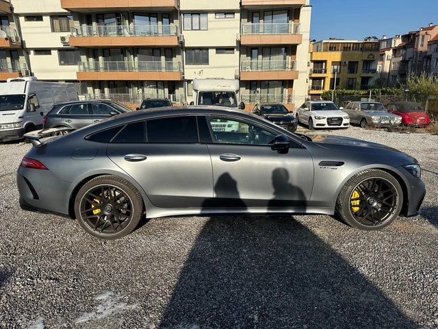 Mercedes-Benz AMG GT 63 S Designo* Spoiler* Мат* Burmester 4D* - автомобили, коли, обяви за нови и употребявани 3
