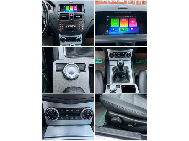 Mercedes-Benz C 180 1, 8i-156k.c/KOMPRESSOR/МУЛТИМЕДИЯ/КОЖА/ПОДГРЕВ!!! - автомобили, коли, обяви за нови и употребявани 13