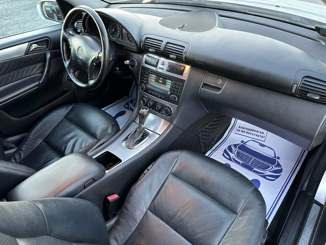 Mercedes-Benz C 180 KOMPRESSOR* AVANTGARDE* АВТОМАТ* КОЖА - автомобили, коли, обяви за нови и употребявани 11