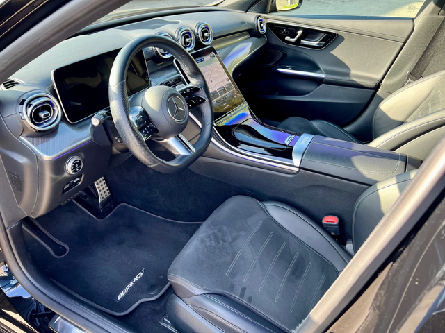 Mercedes-Benz C 200 AMG Line 4M в ГАРАНЦИЯ до 2025 - автомобили, коли, обяви за нови и употребявани 8