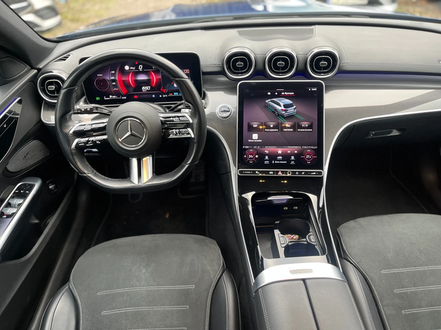 Mercedes-Benz C 220 AMG FULL 220d 200 ks С регистрация !!! - автомобили, коли, обяви за нови и употребявани 9