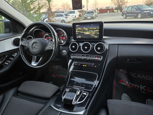 Mercedes-Benz C 220 2.2CDI-170кс= АВТОМАТ= AMG LINE= ПАНОРАМА= KEYLESS - автомобили, коли, обяви за нови и употребявани 12