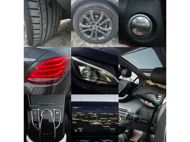 Mercedes-Benz C 220 2.2CDI-170кс= АВТОМАТ= AMG LINE= ПАНОРАМА= KEYLESS - автомобили, коли, обяви за нови и употребявани 15