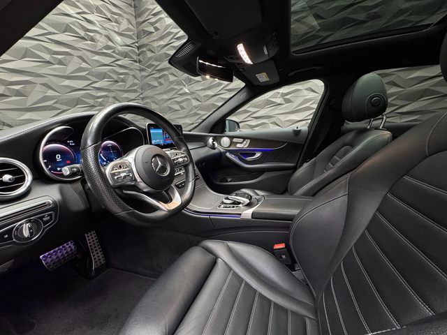 Mercedes-Benz C 220 4Matic AMG Burmester* 360* Подгрев - автомобили, коли, обяви за нови и употребявани 7