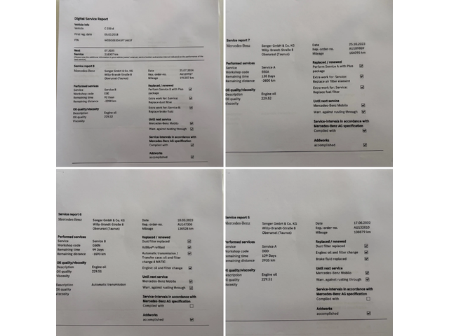 Mercedes-Benz C 220 D* СЕРВИЗНА КНИЖКА С ПЪЛНА ИСТОРИЯ В МЕРЦЕДЕС - автомобили, коли, обяви за нови и употребявани 15