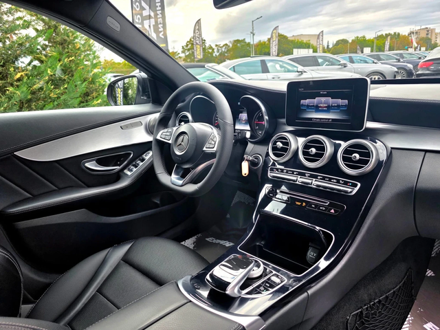Mercedes-Benz C 220 D FULL AMG LINE BURMEISTER ЛИЗИНГ 100% - автомобили, коли, обяви за нови и употребявани 14
