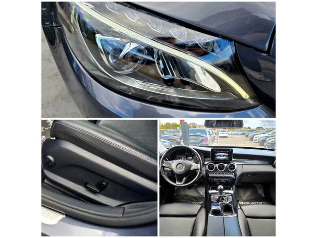 Mercedes-Benz C 220 D MEGA FULL AMG LINE ЛИЗИНГ 100% - автомобили, коли, обяви за нови и употребявани 16