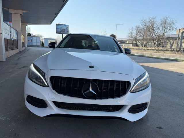 Mercedes-Benz C 220 AMG* БЯЛ* LED* 9G - автомобили, коли, обяви за нови и употребявани 2