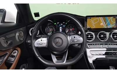 Mercedes-Benz C 220 d / AMG ПАКЕТ / BURMESTER / CARBON / ШИБИДАХ/ HUD - автомобили, коли, обяви за нови и употребявани 8