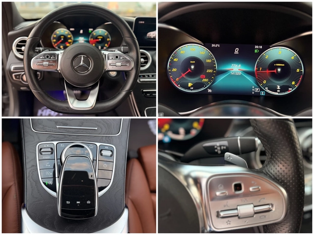 Mercedes-Benz C 220 d= 4Matic= AMG= Digital= Keyless Go= Burmester= Pa - автомобили, коли, обяви за нови и употребявани 14