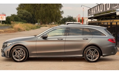 Mercedes-Benz C 220 d= 4Matic= AMG= Digital= Keyless Go= Burmester= Pa - автомобили, коли, обяви за нови и употребявани 7