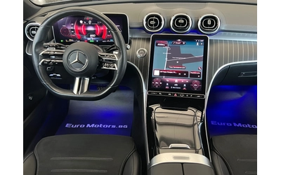 Mercedes-Benz C 220 d MHEV, 9G, AMG LINE-NIGHT PACK-DESIGNO! - автомобили, коли, обяви за нови и употребявани 8