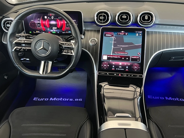Mercedes-Benz C 220 d MHEV, 9G, AMG LINE-NIGHT PACK-DESIGNO! - автомобили, коли, обяви за нови и употребявани 8