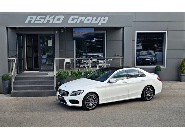 Mercedes-Benz C 220 ! AMG/PANORAMA/CAMERA/MULTIBEAM/BURMESTER/AUTO H/L - автомобили, коли, обяви за нови и употребявани 16