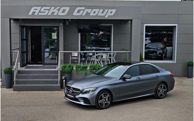 Mercedes-Benz C 220 ! AMG/4MAT/STELTH MATT/DIGITAL/PANO/CAMERA/ПОДГР/L - автомобили, коли, обяви за нови и употребявани 16