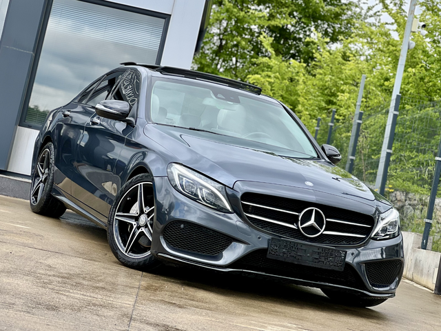 Mercedes-Benz C 220 AMG LINE / ПАНОРАМЕН ТАВАН / KEYLESS GO - автомобили, коли, обяви за нови и употребявани 1