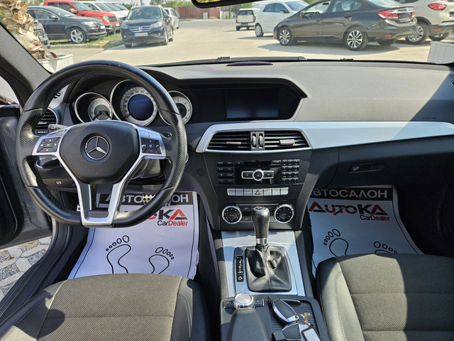 Mercedes-Benz C 250 2.2CDI-204кс= АВТОМАТ= AMG LINE= ПАНОРАМА= КСЕНОН - автомобили, коли, обяви за нови и употребявани 11
