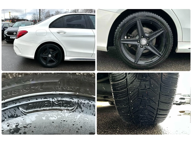 Mercedes-Benz C 250 2.2D 204HP AMG 4MATIC BURMESTER ОБДУХВАНЕ - автомобили, коли, обяви за нови и употребявани 16