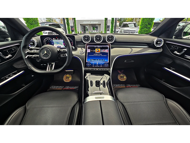 Mercedes-Benz C 300 AMG/4M/DISTR/HUD/VIRTUAL/3DCAM/МАСАЖ/ОБДУХ/PANO/LI - автомобили, коли, обяви за нови и употребявани 7