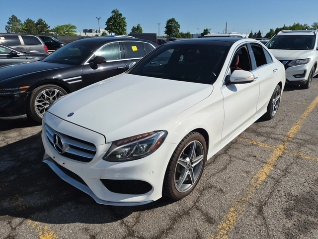 Mercedes-Benz C 400 AMG * RED INTERIOR * BURMSTER * BLIND SPOT * CARFA - автомобили, коли, обяви за нови и употребявани 0
