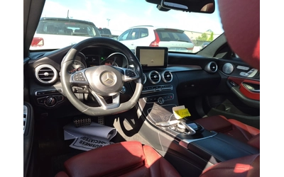 Mercedes-Benz C 400 AMG * RED INTERIOR * BURMSTER * BLIND SPOT * CARFA - автомобили, коли, обяви за нови и употребявани 6