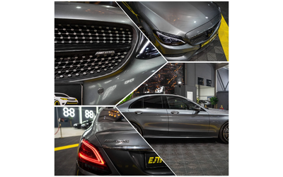 Mercedes-Benz C 43 AMG LED 360 ПАНОРАМА BURMEISTER ЛИЗИНГ 100% - автомобили, коли, обяви за нови и употребявани 16