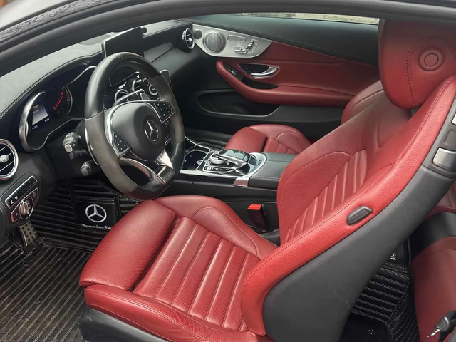 Mercedes-Benz C 43 AMG | BURMESTER | 360 | ЧЕРВЕН САЛОН | CARFAX | - автомобили, коли, обяви за нови и употребявани 4