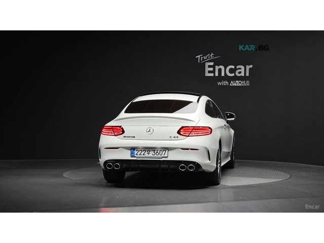 Mercedes-Benz C 43 AMG COUPE* КОЖА* НАВИ* ОБДУХВ* HUD* 360* ПАНО - автомобили, коли, обяви за нови и употребявани 3