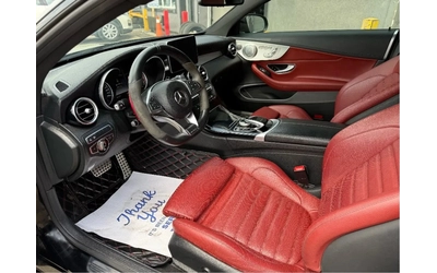 Mercedes-Benz C 43 AMG ЧЕВРВЕНА КОЖА* ПОДГРЕВ* ОБДУХВ* BURMASTER* PANO* 3 - автомобили, коли, обяви за нови и употребявани 7
