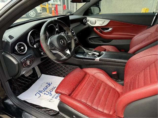 Mercedes-Benz C 43 AMG ЧЕВРВЕНА КОЖА* ПОДГРЕВ* ОБДУХВ* BURMASTER* PANO* 3 - автомобили, коли, обяви за нови и употребявани 7