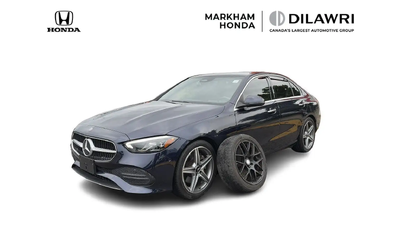 mercedes-benz-c-class-4matic-sedan-premium-pkg-carplay-360-cam-htd-all-wheel-drive - 0