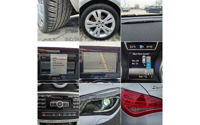 Mercedes-Benz CLA 200 1.6i-156kc= АВТОМАТ= НАВИ= LED= ПОДГРЕВ= EURO 6B - автомобили, коли, обяви за нови и употребявани 16