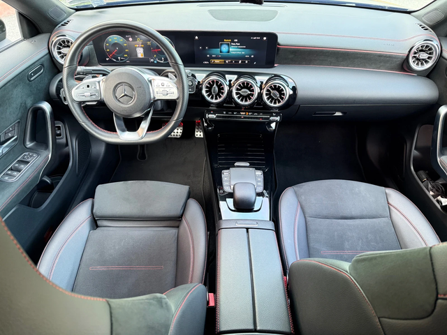 Mercedes-Benz CLA 220 AMG45s* DISTRONIC* ПОДГРЕВ* КАМЕРА* LineAss* TOP* - автомобили, коли, обяви за нови и употребявани 11