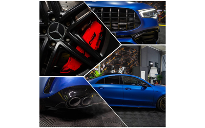 Mercedes-Benz CLA 45 AMG LED BURMEISTER ПАНО NAVI ЛИЗИНГ 100% - автомобили, коли, обяви за нови и употребявани 16